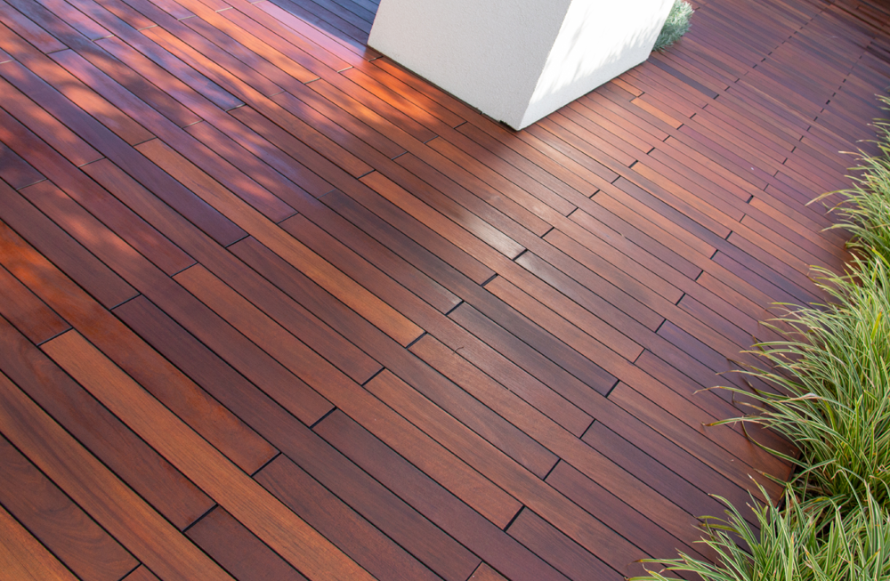 hardwood deck